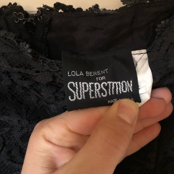 Vintage Tea Length Lace Dress - Picture 3 of 3